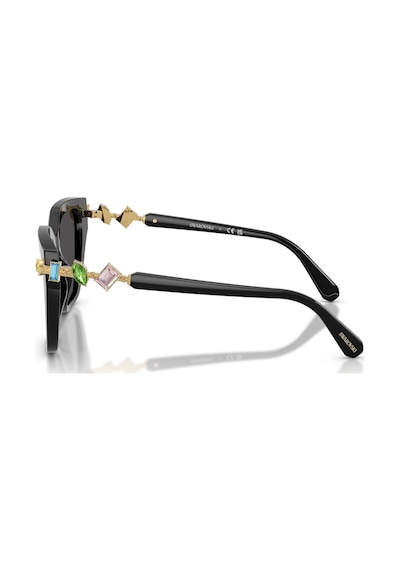 Swarovski Sk6041 100187 53 Kadın Güneş Gözlüğü Siyah