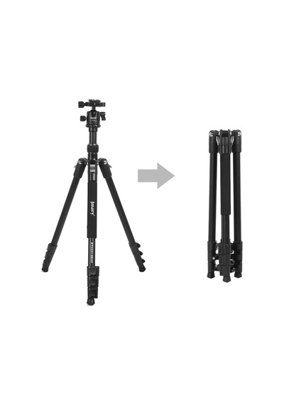 Jmary Kt3255nb30 3 Kademeli 164.5cm Fonksiyonel Ayrılabilir Monopod Tasarım Başlıklı Tripod Caselab
