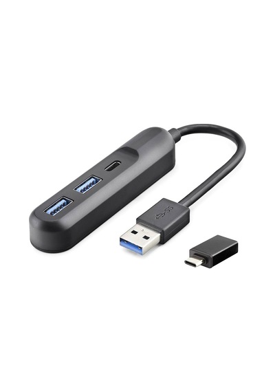 Usb Type-c 3.2 Gen1 Hub 3 Port 5 Gbps Siyah U35g05 Evimdeyokyok