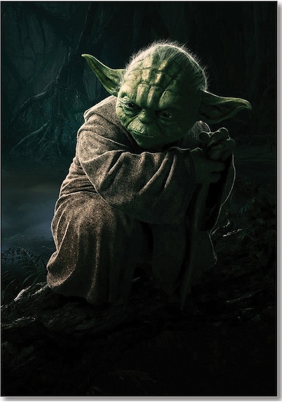 Cakasepetim Yoda Star Wars Ahşap Mdf Tablo
