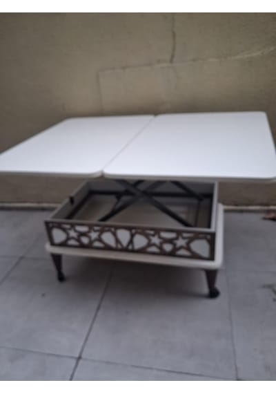 Akıllı Sihirli 90558 Fonksiyonlu Tekerlekli Hem Masa Hem Ota Sehpa Hard Suntalam Koyu Beyaz Beyaz Akıllı Sihirli 90558 Fonksiyonlu Tekerlekli Hem Masa Hem Ota Sehpa Hard Suntalam Koyu Beyaz Beyaz