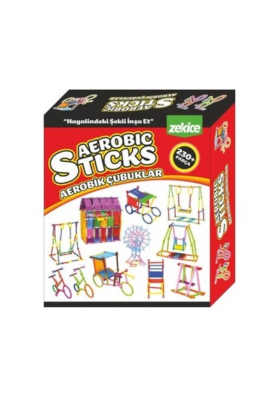 Aerobic Çubuklar Oyunu 230+parça Aerobic Sticks Eğitici Ve Eğlenceli Lego Oyunu-9061423377859