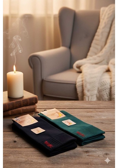 Thermal Pamuk Havlu Çorap 36-40 Numara Asorti 6'lı Paket Set 1