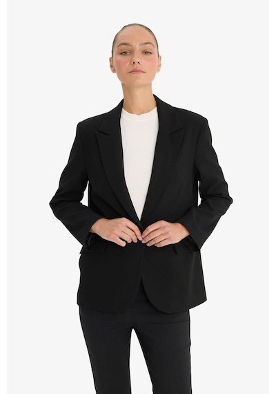 Defacto Regular Fit Düğmeli Blazer Ceket F9465AX25AU
