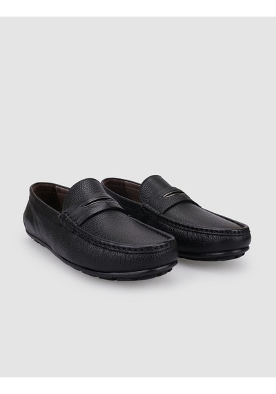 Cabani Moravex %100 Hakiki Deri Siyah Erkek Loafer