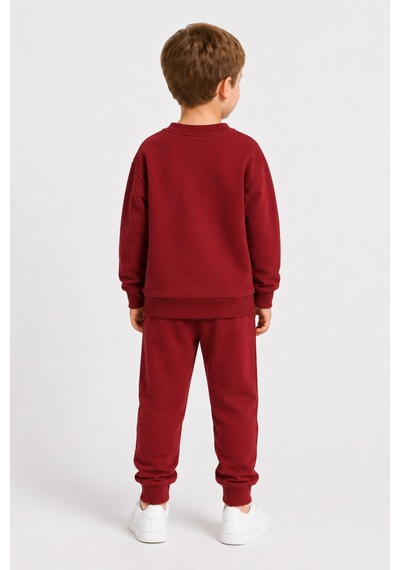Ahengim Erkek Çocuk Kaykay Baskılı Sweatshirt Eşofman Altı 2 Li Takım 1-4 Yaş Ak115 Kırmızı Ahengim Erkek Çocuk Kaykay Baskılı Sweatshirt Eşofman Altı 2 Li Takım 1-4 Yaş Ak115 Kırmızı
