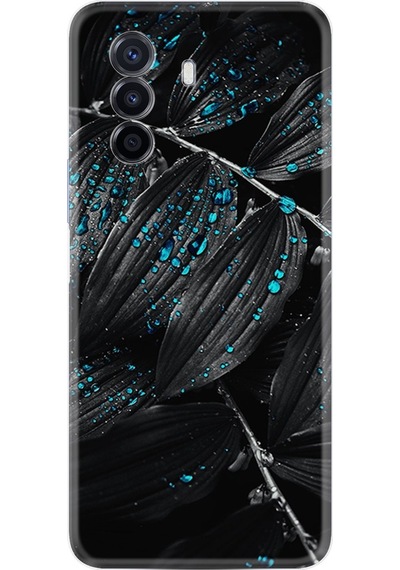 Huawei Nova Y70 Kılıf Silikon Desen Foid Green 1643