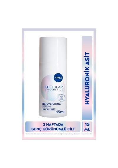 Cellular Epigenetics Rejuvenating Cilt Serumu 15ml, Dolgunlaştırıcı, Hyaluronik Asit