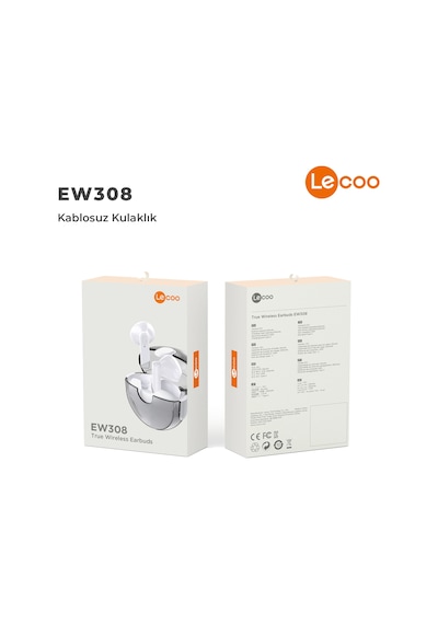 Lecoo EW308 Kablosuz Bluetooth 5.1 TWS Mikrofonlu Kulak İçi Kulaklık
