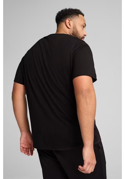 Puma Essentials No. 1 Logo Tee Erkek Siyah Kısa Kollu Tişört 682532 01 SIYAH