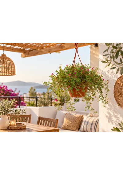 Makrome Acem Halısı Çiçeği - Balkon Ve Teras Bitkisi
