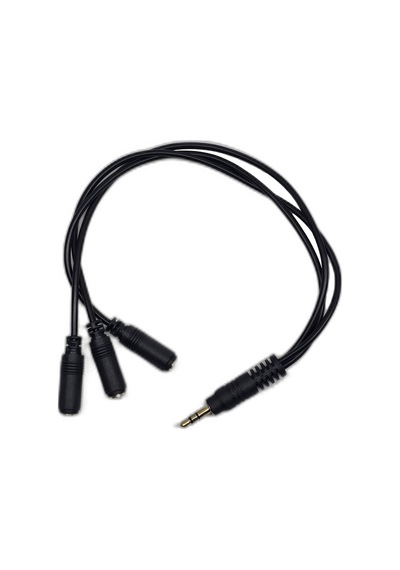3.5 Mm Aux Çoklayıcı Kablo 1 Erkek 3 Dişi 20 Cm - Kulaklık Ve Ses Paylaştırıcı Splitter