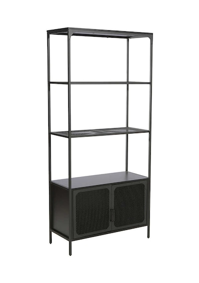 Adore Gaming Cage Metal Kitaplık - Siyah 80x177x36 Cm Adore Gaming Cage Metal Kitaplık - Siyah 80x177x36 Cm