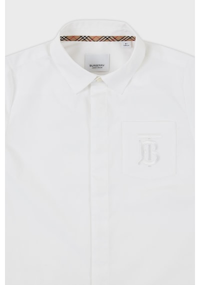 Burberry Çocuk Gömlek 8048278 Whıte Beyaz