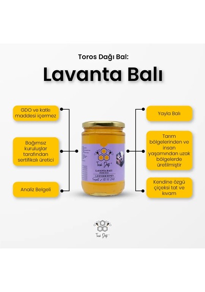 Toros Dağı Bal Lavanta Bal 860 G