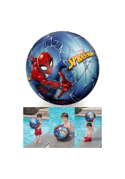 Spiderman Deniz Topu Örümcek Adam Deniz Plaj Oyuncak Mavi