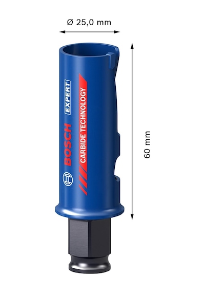 Bosch Expert Construction Material Delik Açma Testeresi 25 x 60 MM - 2608900454