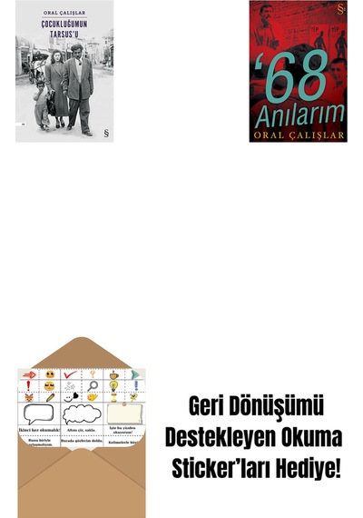 Çocukluğumun Tarsus'u + 68 Anılarım + Okuma Sticker'ları