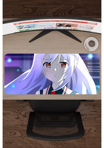 Plastic Memories Kaymaz Dikişli Kauçuk Oyuncu Mousepad V4 - 70x30 Xl Gaming Mouse Pad Fare Altlığı