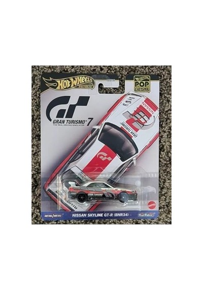 Hot Wheels Gran Turismo 7 1/64 Nissan Skyline Gtr R34 Koleksiyon Modeli Oyuncak Araba, Oyuncak Araba