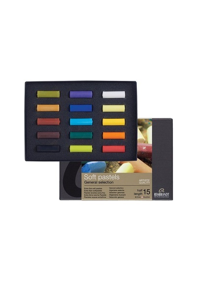 Rembrandt Soft Pastel Yarım Boy 15Li
