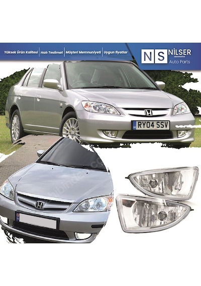 Honda Cıvıc 2001-2006 Vtec Sağ Sol Sis Far Seti
