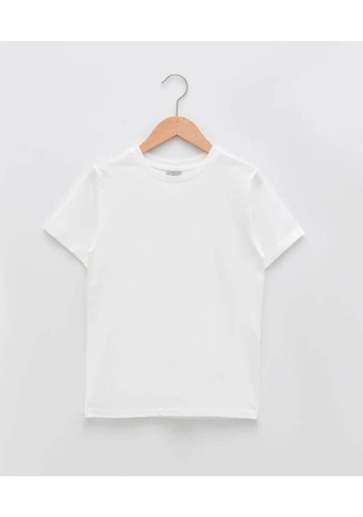 Erkek Çocuk Beyaz T-Shirt