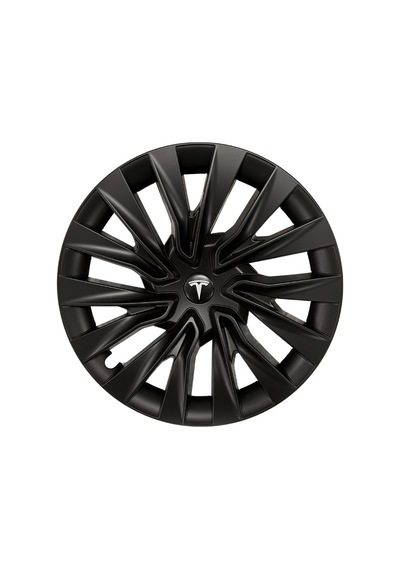 Tesla Model 3 Soul Jant Kapağı - 18 İnç - Mat Siyah - 4 Adet Set