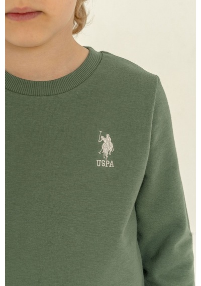 U.S. Polo Assn. Erkek Çocuk Baskılı Yeşil Uzun Kol Eşofman Takımı Us2621-c-v1 Us2621-c-v1