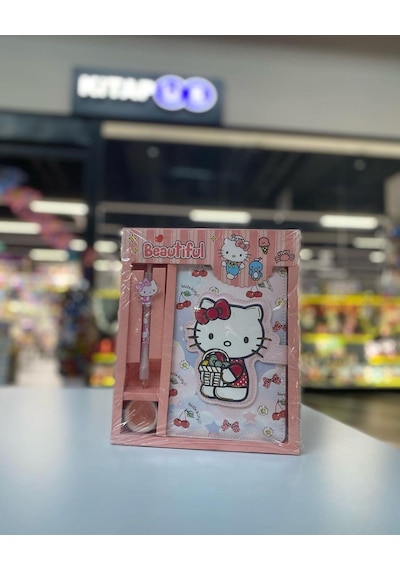 Sanrio Hello Kitty Defter- Kalem Bant Set-2