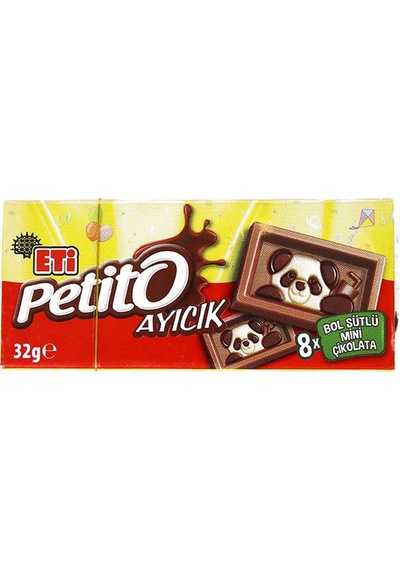 Eti Petito Ayıcık Mini Çikolata 16 x 32 G