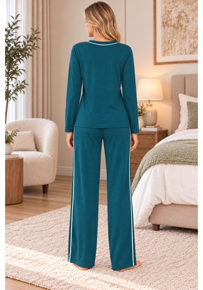 Hiccup Lılac Pijama Takımı Zümrüt Yeşili