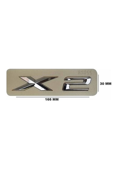 Bmw X2 F39 Krom Bagaj Yazısı Logo 51147441925