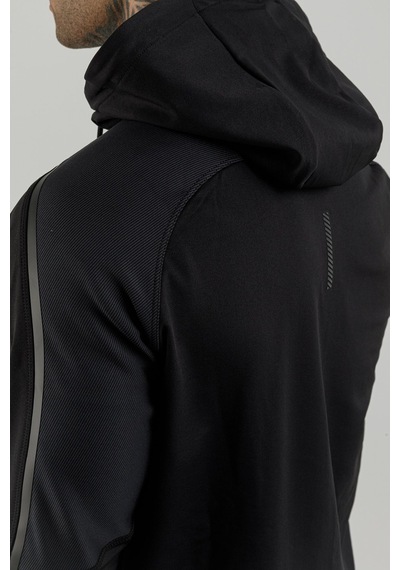 Airlife Stronger High Rsi 5 7 Tam Boy Fermuarlı Erkek Kapüşonlu Sweatshirt Siyah