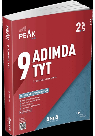 9 Adımda Tyt Soru Bankası 2.Kitap - Ünlü Yayınları