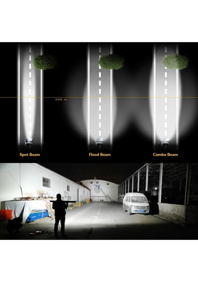 Off Road Sis Lambası 80cm Adet 180w-12/24v Yayıcı Delicioff Road Led Bar Uyumlu