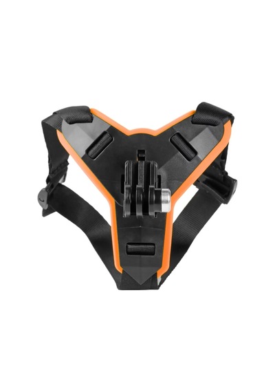 Gopro İle Uyumlu Aksiyon Kamera Kask Alt Çene Bağlantı Aparatı Pratik Turuncu Siyah