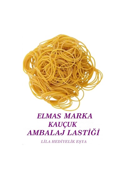 1000 Adet Kauçuk Elmas Marka Ambalaj Lastiği / Paket Lastiği / 40 Mm /
