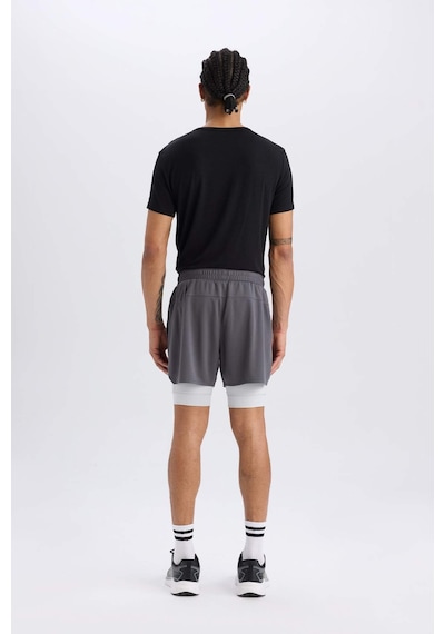 DeFactoFit Slim Fit Dar Kesim Sporcu Taytlı Şort E2760AX25SMAR58