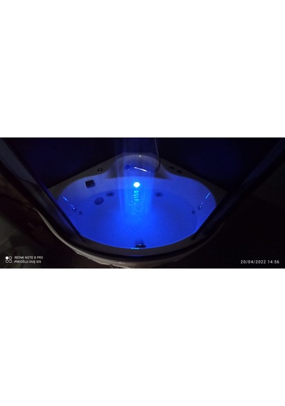 110X110 Küvet Üstü Antrasit Compact Sistem Sistem 1