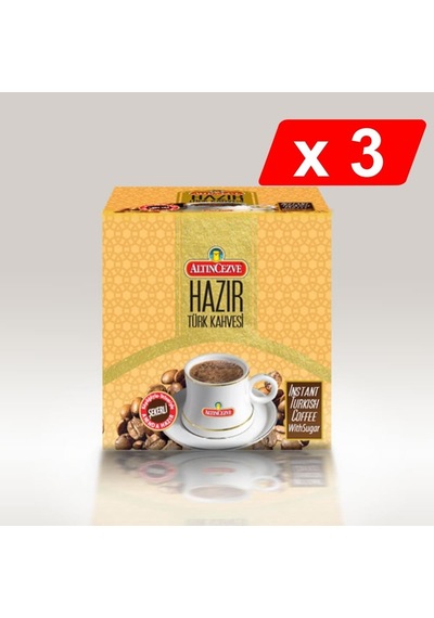 Altıncezve Hazır Türk Kahvesi Şekerli 3'lü 20 x 11 G