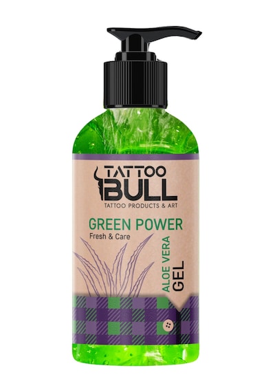 Tattoobull Green Power Stencil Gel 240 Ml - Dövme Transfer Jeli