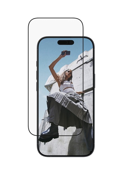 Safe. By Panzerglass Apple Uyumlu iPhone 17 16 Pro Ultra-wide Fit Çerçeve Aparatlı Siyah Çerçeveli Ekran Koruyucu