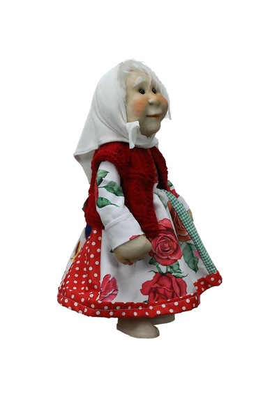 E38 El İşçiliği Babaanne Dekor Bebek 34 Cm - 6029