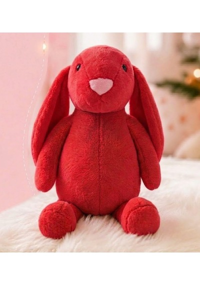 Uyku Arkadaşım Uzun Kulak Bunny Peluş Tavşan 65 Cm Nar Çiçeği Genel