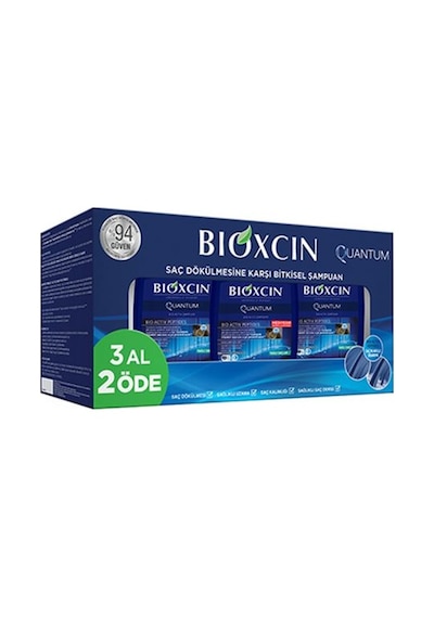 Bioxcin Quantum Saç Dökülmesine Karşı Bitkisel Şampuan 3 x 900 ML