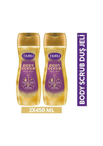 Duru Body Scrub Gold Duş Jeli 2 x 450 ML