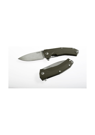 Lionsteel Kur G10 Green Handle Kamp Çakı Çok Renkli