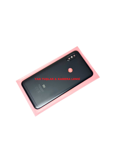 Redmi Note 6 Pro Kasa Arka Pil Batarya Kapağı Siyah