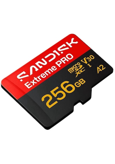 Sandısk Extreme Pro 256gb 250/170mb/s Microsdxc Uhs-ı A2 V30 5k/4k Kamera Drone Hafıza Kartı Sdsqxcj-256g-gs6ma